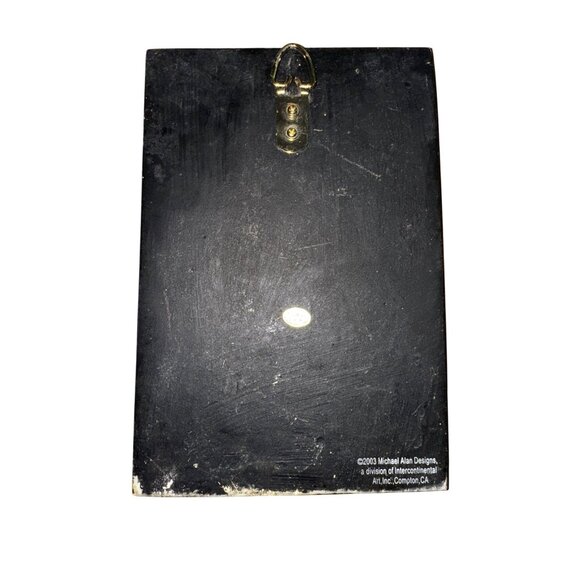 Vintage Mlle‎ Danielle Paris 1926 Robes De Crepe Illustration Wood Plaque - Picture 5 of 6